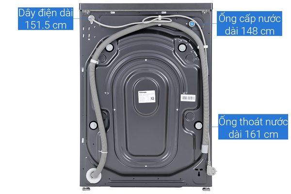 Máy giặt Toshiba Inverter 10.5 Kg TW-BK115G4V (MG) Chính hãng