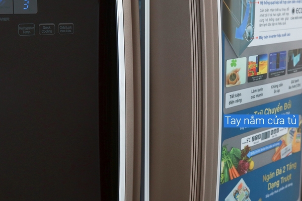 Tủ lạnh 3 cánh Hitachi R-FWB545PGV2 (GBW), 455 Lít