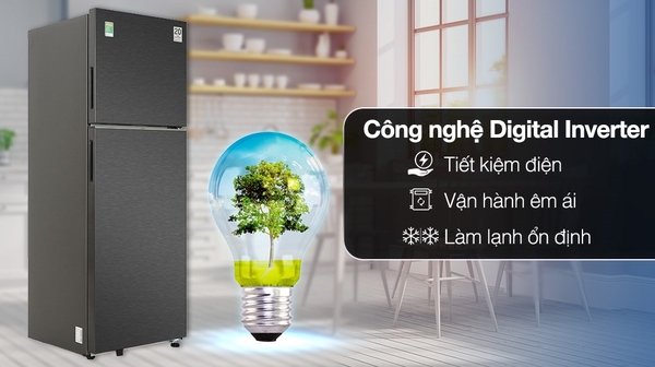 Tủ lạnh Samsung RT31CG5424B1SV Inverter 305 lít