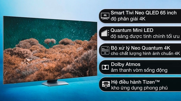 Smart Tivi Samsung 65QN90C 4K NEO QLED 65 inch 2023 QA65QN90C Chính hãng Mới 100%