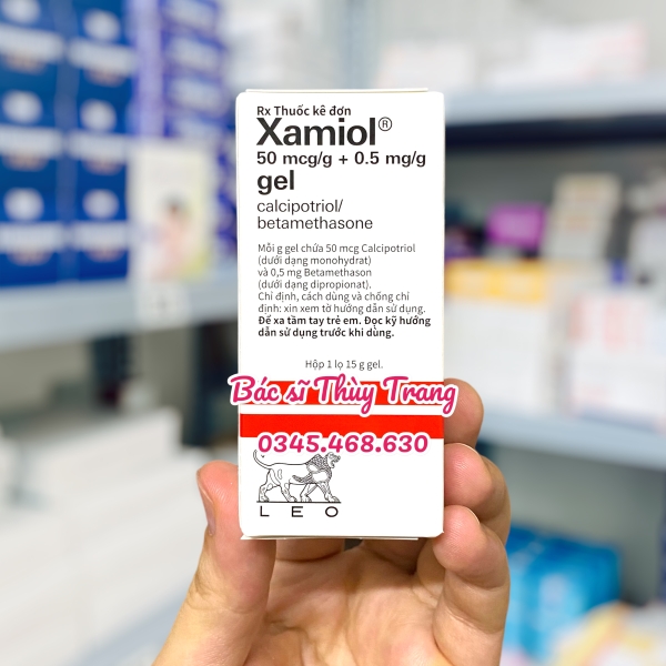 Gel bôi trị vảy nến da đầu LEO Xamiol - 15g