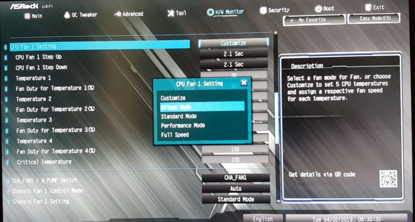 Acer Predator Triton 500 SE bios