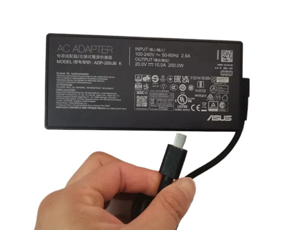 Sạc Asus 200W chữ nhật, Adapter for ROG Zephyrus G14 2024 GA403UV-QS020W ADP-200JB