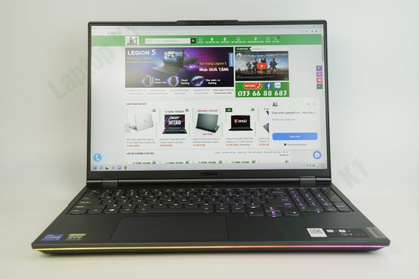 [Laptop Gaming cũ] Lenovo Legion 7 2021 R9000K - Ryzen 7 5800H RAM 16GB NVIDIA RTX3060 16 inch 2.5K 165Hz