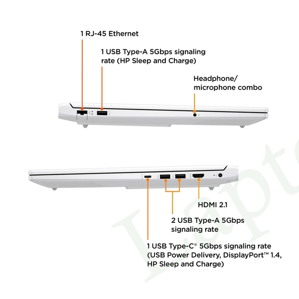 [Like new] Laptop Gaming HP Victus 16-s0xxx - Ryzen 5 7640HS RAM 16GB SSD 512GB RTX 4060 16 inch FHD 144Hz White