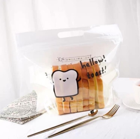 Túi zip trong hellow toast! (thùng 1500c)