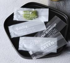 Túi kẹo mẫu 1 GREEN , HAVE SUGAR 9.5*4cm (tập 100)