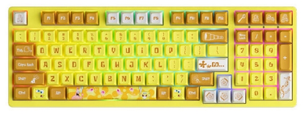 Bàn phím cơ AKKO 3098S SpongeBob (RGB / PBT Dye-subbed / JDA profile / AKKO CS switch)