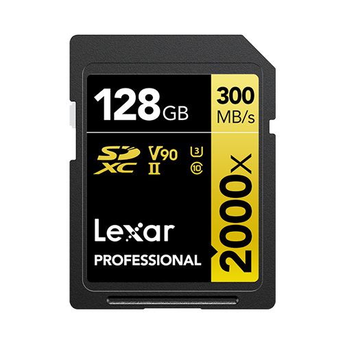 Thẻ nhớ Lexar® Professional 2000x UHS-II Card Gold Series