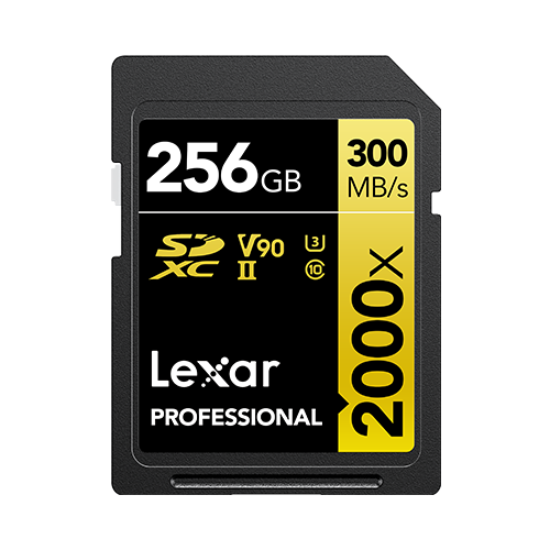 Thẻ nhớ Lexar® Professional 2000x UHS-II Card Gold Series