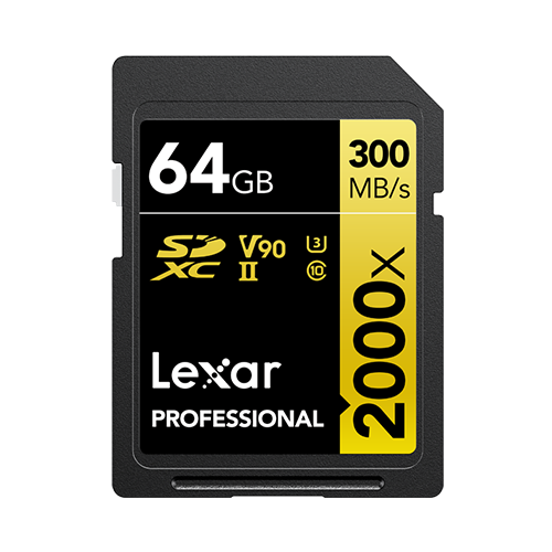 Thẻ nhớ Lexar® Professional 2000x UHS-II Card Gold Series
