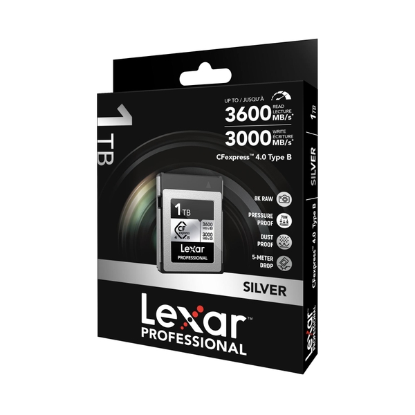 Thẻ nhớ Lexar® Professional SILVER CFexpress™ 4.0 Type B Card