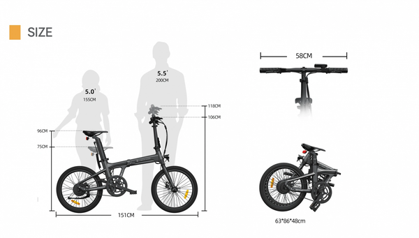 Kích thước xe ADO A20 Air