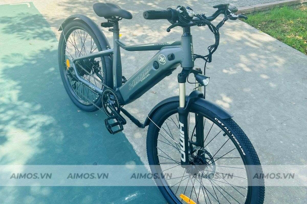 Xe đạp trợ lực điện HIMO C26 có trang bị sẵn tấm chắn bùn 