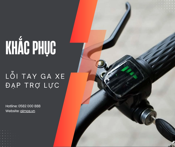 lỗi tay ga xe đạp trợ lực