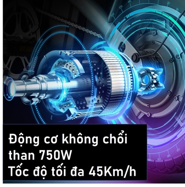 Động Cơ 750W Mạnh Mẽ