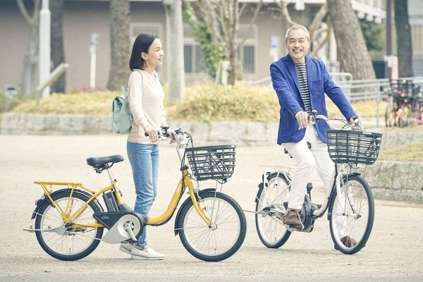 đạp xe đạp trợ lực điện nhật bãi
