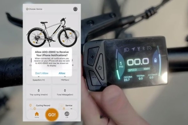 Tùy chỉnh các cài đặt trên app ADO EBIKE