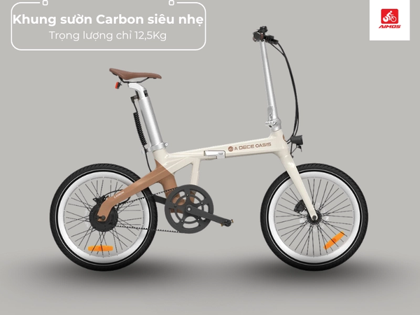 Xe đạp trợ lực điện ADO A20 CARBON