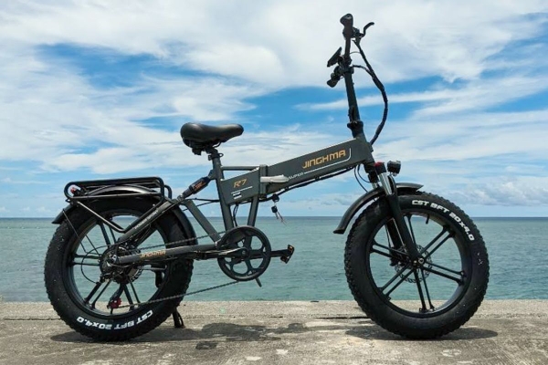Xe đạp trợ lực điện Jinghma R7 lốp xe béo tăng cường khả năng bám đường và ổn định