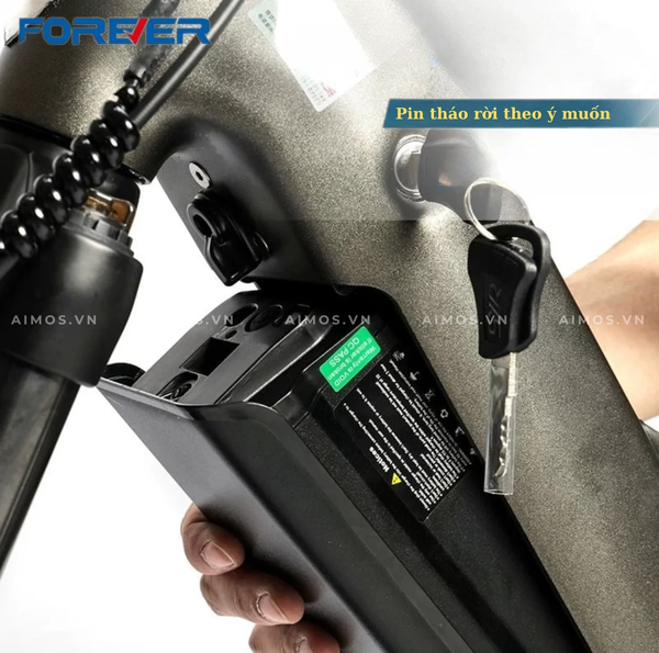 Pin forever f70 có thể tháo rời