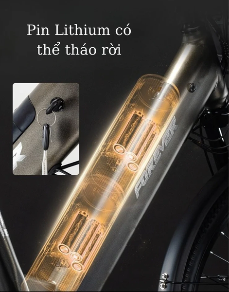 xe đạp trợ lực điện Forever F78 PRO