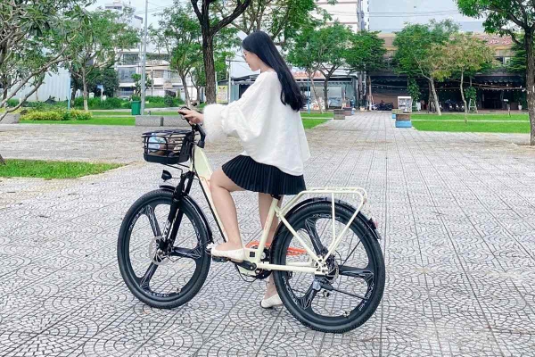 Xe đạp trợ lực điện Phoenix L8 tự động ngắt điện khi phanh