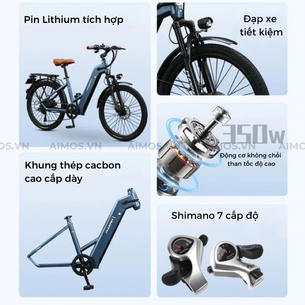 Động Cơ Xe đạp trợ lực điện Phoenix TR1 350W