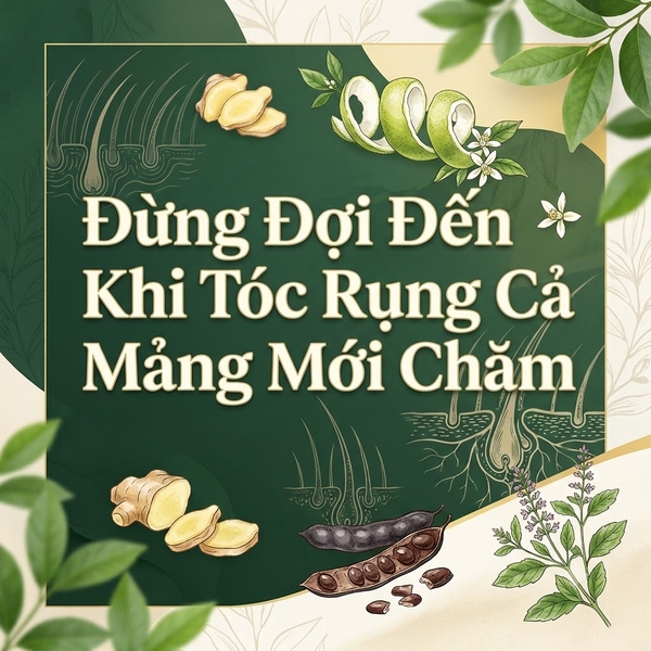 Đừng Đợi Đến Khi Tóc Rụng Cả Mảng Mới Chăm