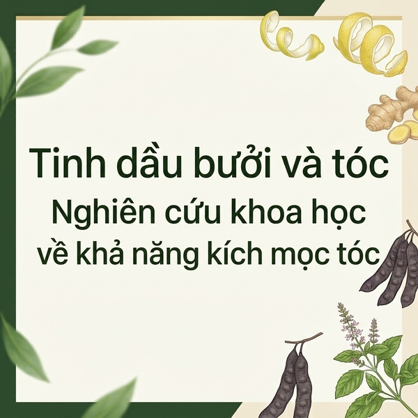 Tinh dầu bưởi và tóc — Nghiên cứu khoa học về khả năng kích mọc tóc thật sự