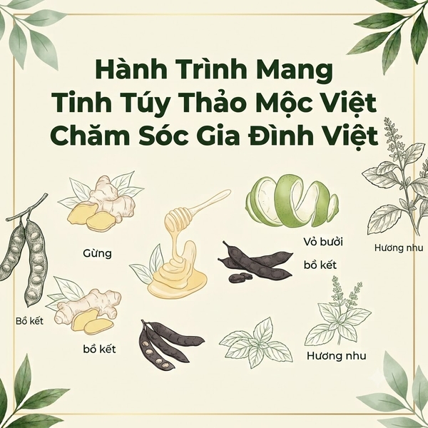 Thảo Dược Epis: Hành Trình Mang Tinh Túy Thảo Mộc Việt Chăm Sóc Gia Đình Việt