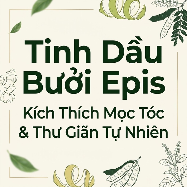 Tinh Dầu Bưởi Epis: Kích Thích Mọc Tóc & Thư Giãn Tự Nhiên
