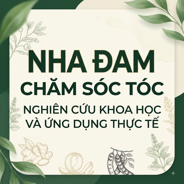 Nha đam trong chăm sóc tóc – Nghiên cứu khoa học và ứng dụng thực tế