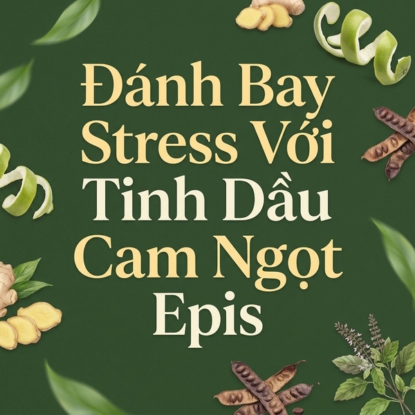 Đánh Bay Stress Với Tinh Dầu Cam Ngọt Epis