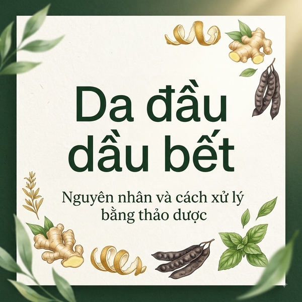 Da đầu dầu bết – Nguyên nhân và cách xử lý bằng thảo dược