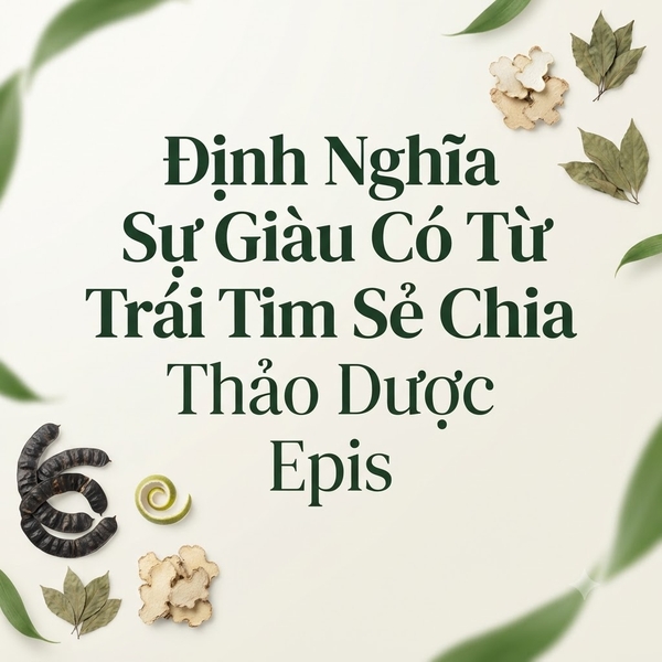 Định Nghĩa Sự Giàu Có Từ Trái Tim Sẻ Chia - Thảo Dược Epis