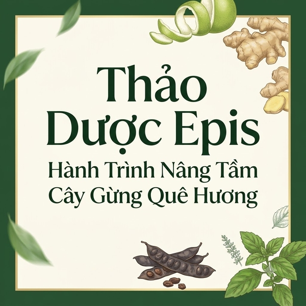 Thảo Dược Epis: Hành Trình Nâng Tầm Cây Gừng Quê Hương