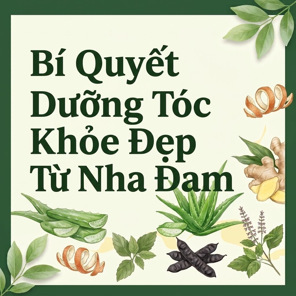 Bí Quyết Dưỡng Tóc Khỏe Đẹp Từ Nha Đam