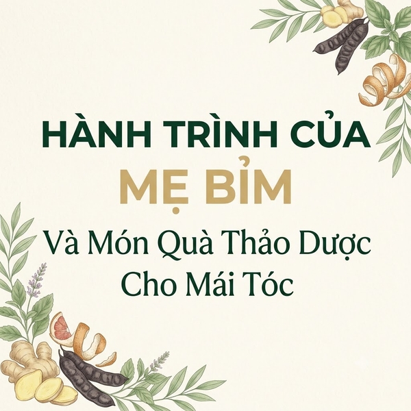 Hành Trình Của Mẹ Bỉm Và Món Quà Thảo Dược Cho Mái Tóc