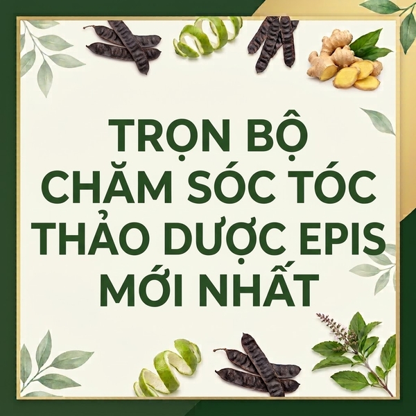 Trọn Bộ Chăm Sóc Tóc Thảo Dược Epis Mới Nhất