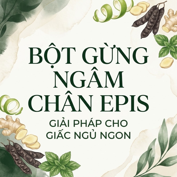 Bột Gừng Ngâm Chân Epis: Giải Pháp Cho Giấc Ngủ Ngon