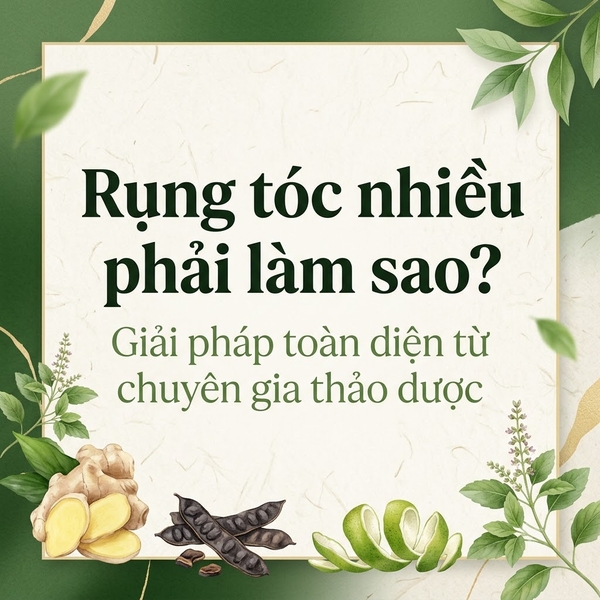 Rụng tóc nhiều phải làm sao? 7 cách giảm rụng tóc ngay từ gốc