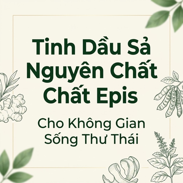 Tinh Dầu Sả Nguyên Chất Epis – Cho Không Gian Sống Thư Thái