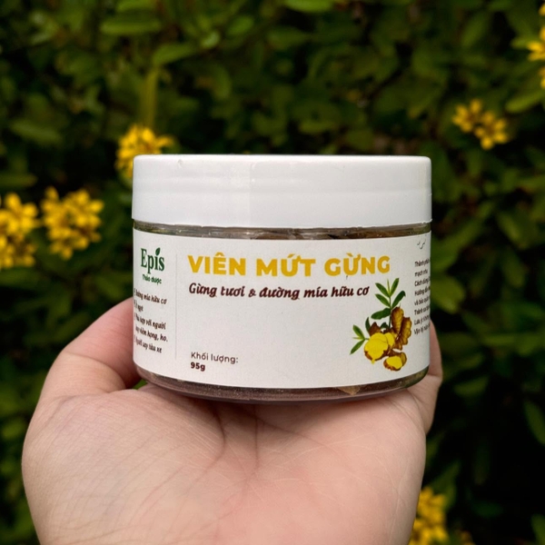 Viên mứt gừng