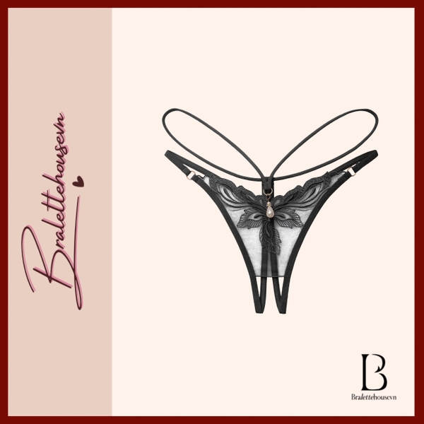Nishin Thong quần không đáy nữ ngọc trai xẻ đáy Bralettehousevn