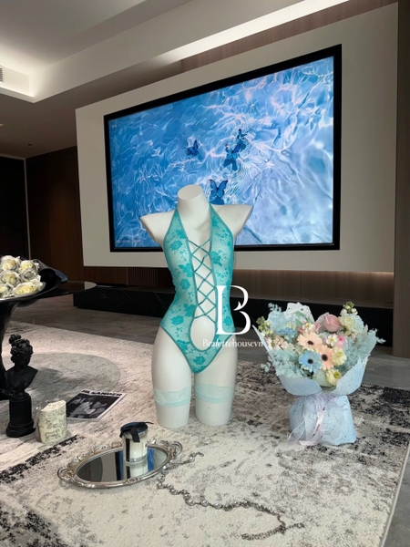 Bộ đồ liền thân nữ Anties Bodysuit S2493 ren mỏng gợi cảm Bralettehousevn