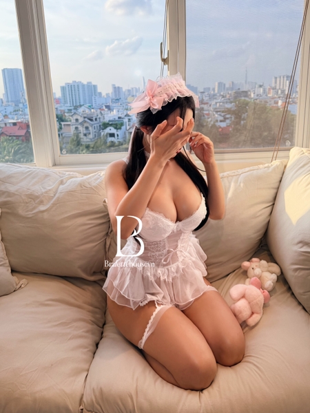 Váy ngủ nữ Bexa Dress gợi cảm kèm đai tầng hoa ren nổi siêu tôn dáng tiểu thư gợi cảm Bralettehousevn