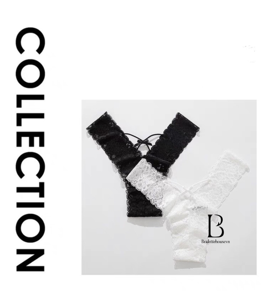 [CHE TÊN - 🔥TỐC] Quần lót nữ lọt khe Q2182 Y Lacy Thong chất ren co giãn tốt nhiều màu sắc Bralettehousevn