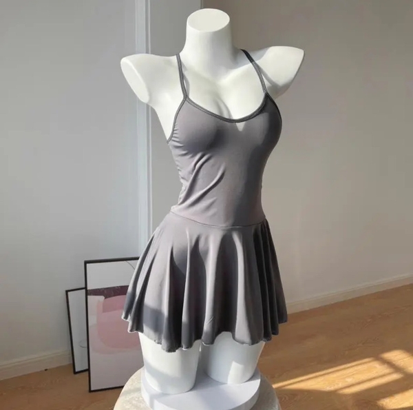 [CÓ BIG SIZE] Đầm ngủ nữ dáng xoè Fille Dress S2396 chất thun siêu hack dáng gợi cảm trẻ trung nữ tính Bralettehousevn