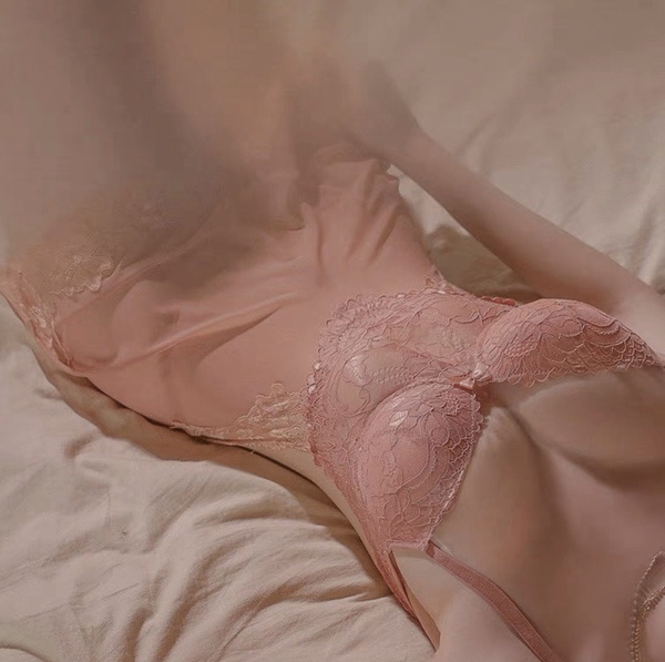 [KÈM QUẦN] S1801 Hinny Dress Đầm váy ngủ nữ có gọng kèm mút ren mềm Braletteshousevn